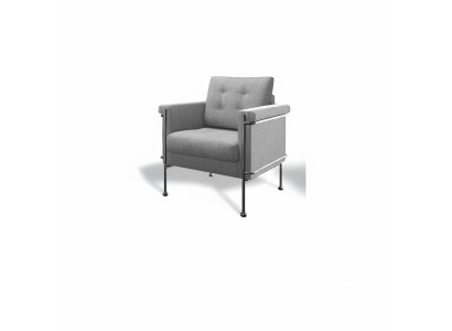 Design Relax Club Armchair Lounge Sofa 1-Seater TV Chair Upholstered Couch Fabric