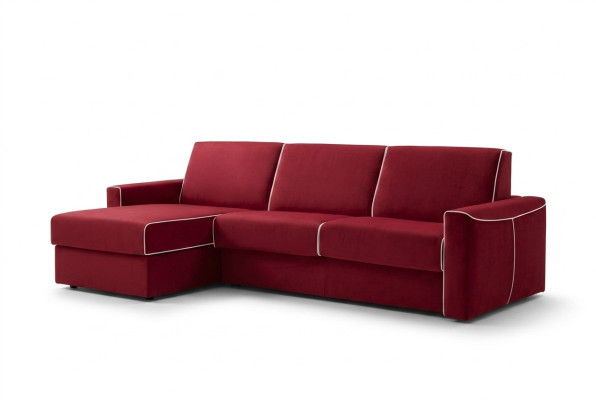 Modern design sectional sofa Focus fabric L-shaped living area couch Italian furniture