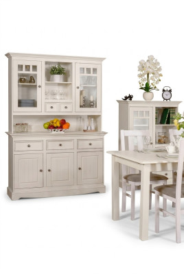 Country style sideboard dresser furniture farmhouse cabinet solid wood dresser