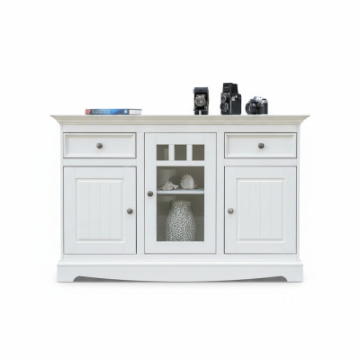 Buffet cabinet bar cabinet country house luxury Italian wood furniture white large new