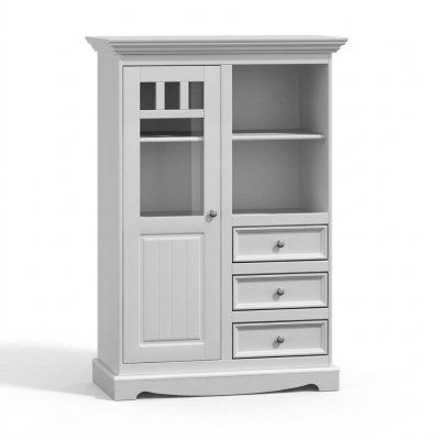 Sideboard country style living room wall shelves wood shelf bookcase cabinet