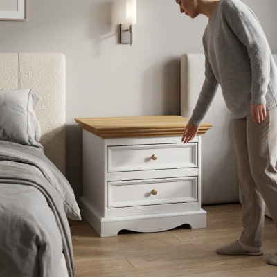 Country house bedside tables, console tables, wooden dresser, side table, classic.