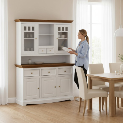 Living Room Shelf Luxury Wood Design Dresser Sideboard Low Cabinet Wardrobe New