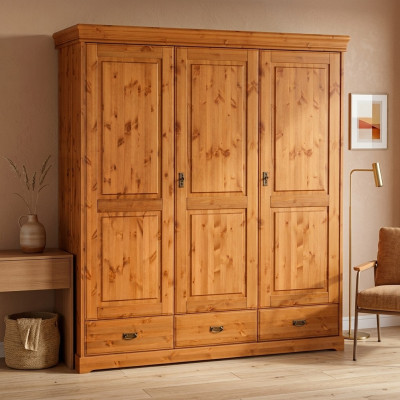 Wardrobe wood bedroom cupboard modern style cabinets multi-purpose shelves