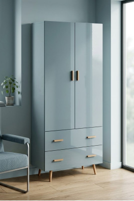 Designer bedroom closet wooden cabinets wall wardrobes luxury wooden furniture new