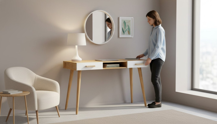 Desk table desks office executive tables furniture wood new