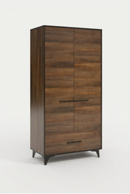 Wardrobe Cabinets Wardrobe Wall Unit 2 Doors Wood Furniture Bedroom New
