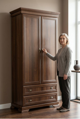 Bedroom wardrobe 2-door wooden wall cabinet wardrobe wardrobes