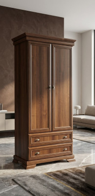 Bedroom wardrobe 2-door wooden wall cabinet wardrobe wardrobes