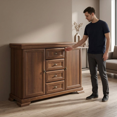 Cabinet cabinets wooden sideboard shelf cabinet new dresser dressers classic