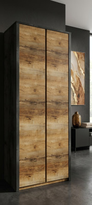Bedroom cabinets wood furniture wardrobe country house wardrobe design brown
