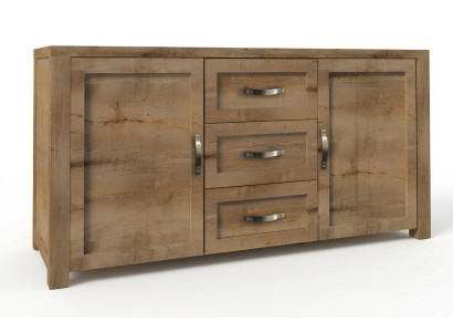 Buffet Sideboard Cabinet Wood Handmade Wood Country Style Sideboards Cabinets 2-piece.