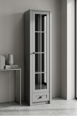 Country House Display Cabinet Classic Furniture Display Cabinet Showcase Glass Cabinets
