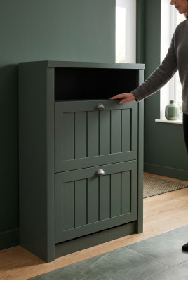 Shoe cabinet shoe chest hallway chest storage hallway solid wood furniture chest