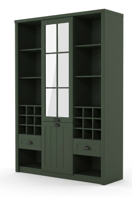 Wall unit cupboard furniture shelves living room display cabinet glass cabinet shelf bookcase