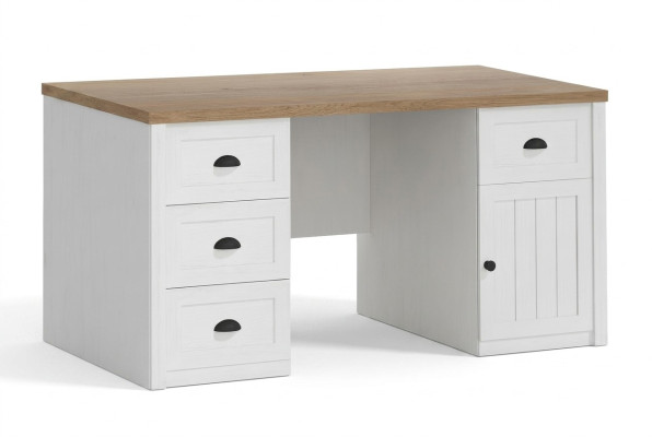 Desk Wood Wooden Desk Massive Table Office Furniture Country House Office Furniture Tables