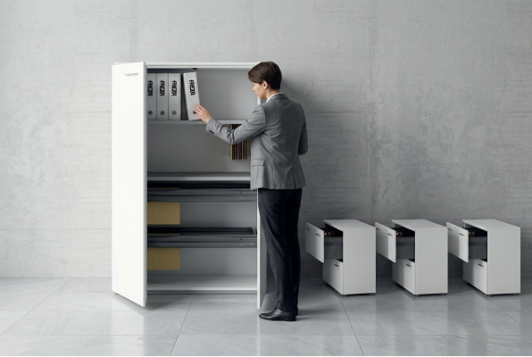 Filing cabinet furniture register cabinets shelf office furnishings cabinet Frezza luxury