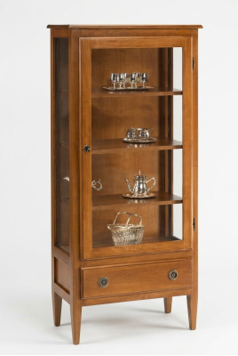 Display cabinet sideboard shelf modern style living room glass cabinet showcases new