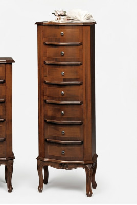 Chest of drawers with 6 drawers sideboard white console wood drawer cabinet cabinet