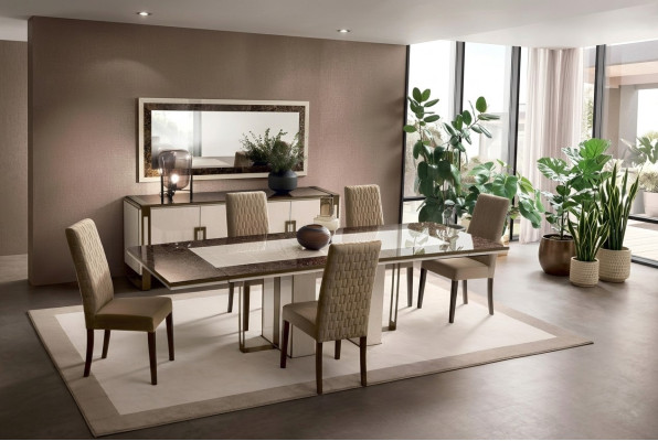 Dining table table dining room living room set wood design tables 200x102/280cm