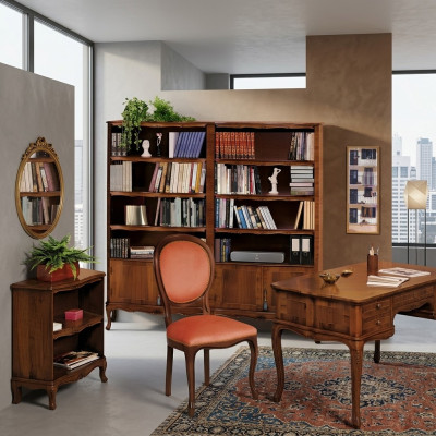 Office furniture set complete office desk office cabinet solid wood real wood Italy