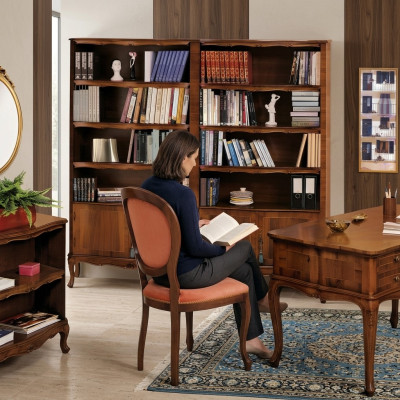 Bookshelf Wooden Shelf Free-Standing Office Shelf Elegant Brown Bookshelf New