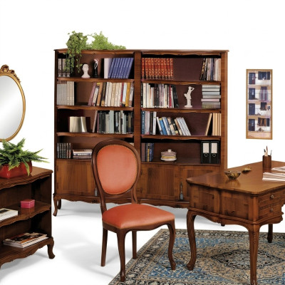 Bookshelf Wooden Shelf Free-Standing Office Shelf Elegant Brown Bookshelf New