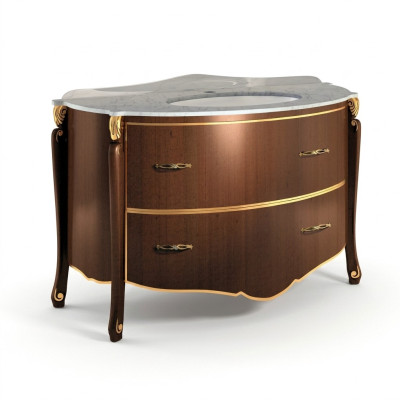 Classic washbasin cabinet sink base cabinet Italian bathroom