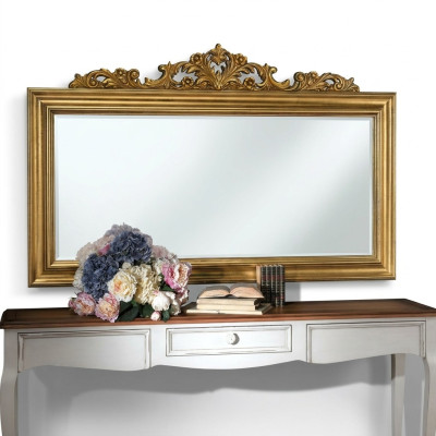 Classic Designer Real Wood Frame XXL Mirror 184x117 Mirror - Model BV