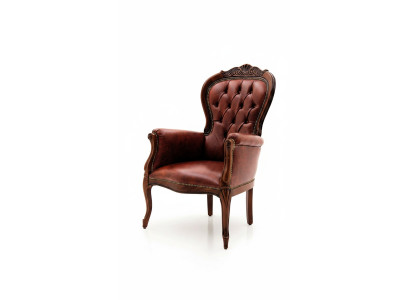 Armchair Designer Chair Upholstered Relax Fabric Textile Lounge Club Single Furniture New