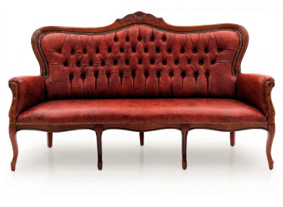 Sofa three-seater couch upholstery design seating sofas room furniture leather 3-seater classic