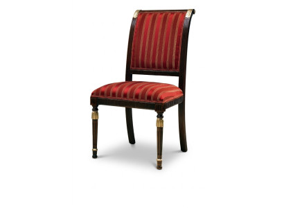 Chair seat cushion chair Italy luxury dining room chairs fabric wood 1x armchair