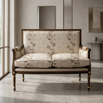 Sofa two-seater couch classic new upholstery fabric couches fabric sofa