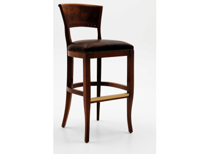 Stool Barstool Royal Upholstered Classic Velvet 1-Seater Antique Style Chair
