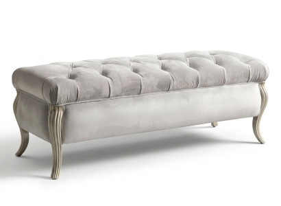Chesterfield Design Ottoman Oval Pouf Footstool Furniture Upholstered Stool Seat Stool