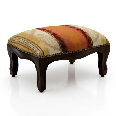 Ottoman Seat Chaise Upholstered Pouf Benches Design Upholstered Stool Footstool