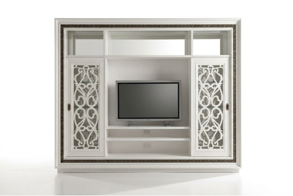 Cabinet Display Case Wood Living Room Furniture TV Wall Units Modern Design Wall Unit