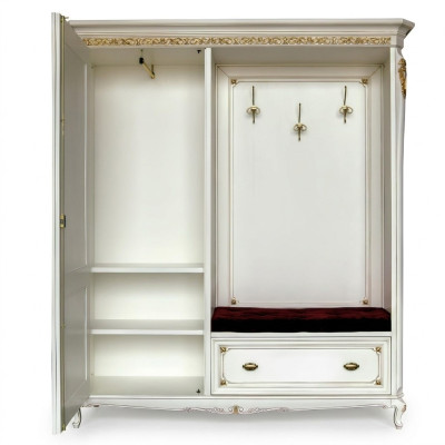 Coat rack outerwear wardrobe hallway mirror Italian wardrobe