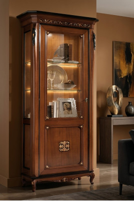 Showcase 1 Door Cabinet Display Cases Living Room Cabinets Design Cabinet Furniture Glass New