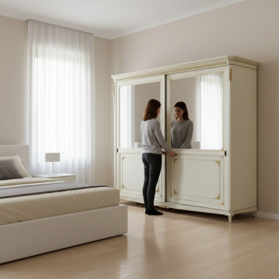 Classic Wardrobes New Country Style Wardrobe Wardrobe Wooden Wardrobe