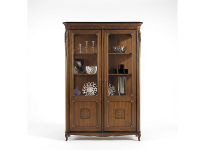 Showcase glass cabinet solid wood display case living room furniture sideboard solid wood