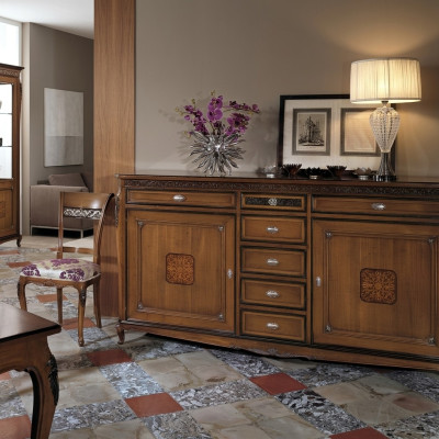 Side low board cabinet living room shelf luxury designer dresser sideboard new
