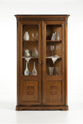 Furniture Large Wood Brown Display Cabinet Luxury Display Cabinet Design Furniture Italian