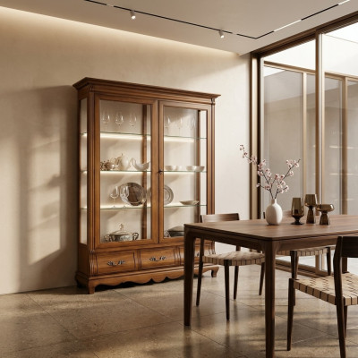 Classic shelves cabinets furnishing display cabinet xxl glass cabinet sideboard furniture