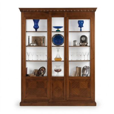 Showcase living room furniture sideboard solid wood display cabinet real wood