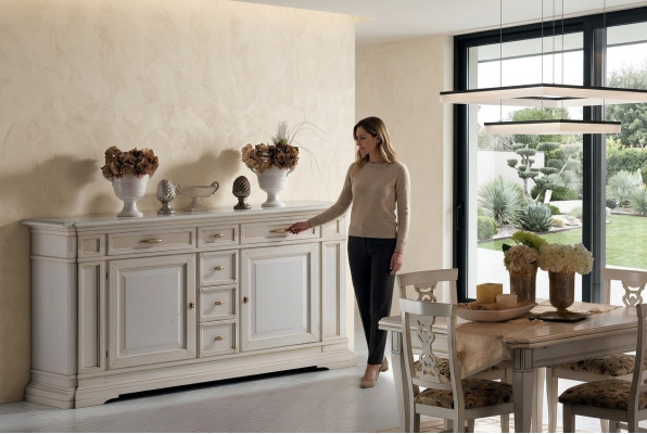 Dresser drawers wood sideboard cabinet cabinets solid dresser living room