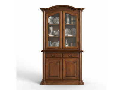 Wooden display cabinet glass cupboard solid wood sideboard display cabinet living room furniture massive