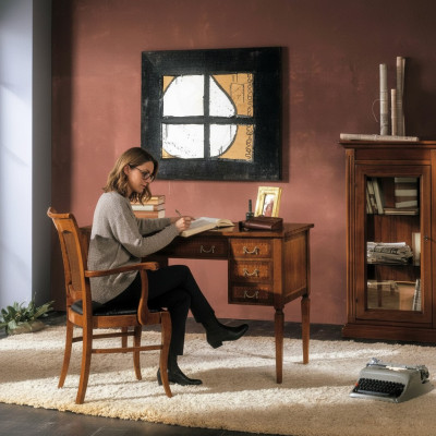 Solid Wood Desk Furniture Italian Furniture Office Desk New