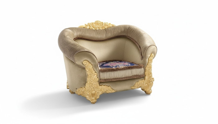 1 seater chair design Art Deco armchair upholstery club new relax fabric textile lounge