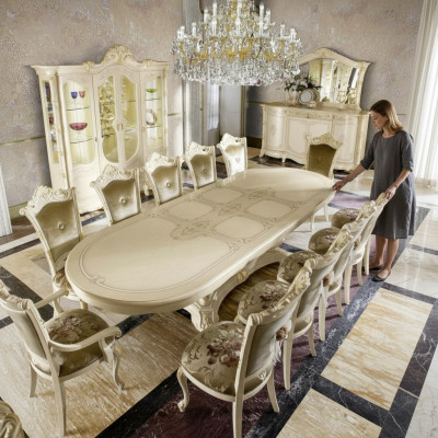 Dining room set dining group wood table tables complete set dining table 12 chairs 13-piece